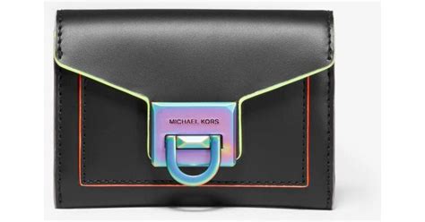 michael kors manhattan wallet|michael kors manhattan contrast trim.